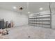Unfinished garage with concrete floor at 1712 W Arch St, Tampa, FL 33607