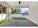 Covered patio with a view of the backyard at 1712 W Arch St, Tampa, FL 33607