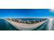 Aerial view of coastline and ocean at 1390 Gulf Blvd # 1204, Clearwater, FL 33767