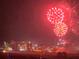 Stunning fireworks display over city skyline viewed from property at 1390 Gulf Blvd # 1204, Clearwater, FL 33767