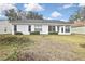 Charming single-story home with a well-maintained lawn and bright white exterior at 7231 Big Bend Dr, Spring Hill, FL 34606