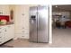Stainless steel refrigerator in the kitchen at 3207 Green Dolphin St, Tarpon Springs, FL 34689