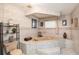 Bathroom with large jacuzzi tub and tiled floors at 5105 N 45Th St, Tampa, FL 33610
