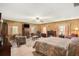Spacious bedroom with sitting area and fireplace at 5105 N 45Th St, Tampa, FL 33610