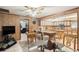 Kitchen boasts granite countertops, ample cabinet space, and an island at 5105 N 45Th St, Tampa, FL 33610