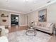 Living room with hardwood floors and view of bedroom at 3512 W Granada St, Tampa, FL 33629