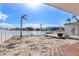 Backyard patio with water views and a brick pathway at 485 41St Ave, St Pete Beach, FL 33706