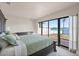 Main bedroom with water views and large bed at 485 41St Ave, St Pete Beach, FL 33706