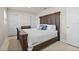 Well-lit bedroom featuring a king-size bed and closet at 485 41St Ave, St Pete Beach, FL 33706