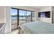 Bedroom with water views and a comfortable bed at 485 41St Ave, St Pete Beach, FL 33706