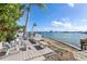 Spacious deck overlooking the water at 485 41St Ave, St Pete Beach, FL 33706