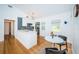 Bright kitchen features an island and breakfast nook, perfect for entertaining at 215 35Th Ne Ave, St Petersburg, FL 33704