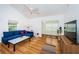 Spacious living room with hardwood floors and lots of natural light at 215 35Th Ne Ave, St Petersburg, FL 33704