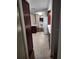 Kitchen with wood cabinets and white appliances at 1182 Norwood Ave, Clearwater, FL 33756