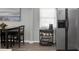 Small dining area with table and chairs next to the kitchen at 463 Park N St, St Petersburg, FL 33710