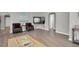 Spacious living room with comfortable seating and hardwood floors at 463 Park N St, St Petersburg, FL 33710