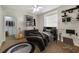 Youth bedroom with a walk-in closet and a workspace at 11305 Sweet Bay Ct, Riverview, FL 33569