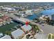 Property location shown with waterway and bridge views at 2691 Woodette Dr # D, Dunedin, FL 34698