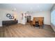 Open concept dining room with view of living room and kitchen at 4993 Bostonian Loop # 4993, New Port Richey, FL 34655