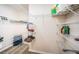 Well-organized walk-in closet featuring wire shelving at 4993 Bostonian Loop # 4993, New Port Richey, FL 34655
