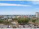 Stunning water view of the area's bridge, the city skyline and mature trees at 9415 Blind Pass Rd # 905, St Pete Beach, FL 33706