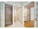 Clean bathroom with shower and updated vanity at 2383 Indian E Trl, Palm Harbor, FL 34683