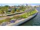 Waterfront homes with palm trees and city skyline in background at 102 S Moody Ave # 3, Tampa, FL 33609