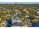 Wide shot of houses and waterfront properties with lush green landscape at 5104 Homer W Ave, Tampa, FL 33629