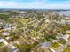 Aerial view showcasing home's location in residential neighborhood at 5257 Venetian Ne Blvd, St Petersburg, FL 33703