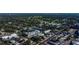 Aerial view highlighting apartment complex and golf course nearby at 1221 Drew St # E11, Clearwater, FL 33755