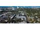 Aerial view of a residential complex near Clearwater Beach, showcasing its location and proximity to the Gulf of Mexico at 1221 Drew St # E11, Clearwater, FL 33755