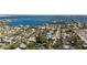 Aerial showcasing neighborhood's location by the water at 275 44Th Ave, St Pete Beach, FL 33706