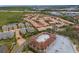 Bird's eye view of the home and surrounding neighborhood, near major roads at 290 Valencia Cir, St Petersburg, FL 33716