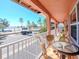 Balcony overlooking the ocean and beach at 5605 Shore S Blvd # B, Gulfport, FL 33707