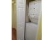 Stackable washer and dryer in a closet at 5605 Shore S Blvd # B, Gulfport, FL 33707