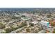 Aerial view showcasing the home's neighborhood and surrounding area at 1557 Jeffords St, Clearwater, FL 33756