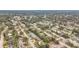 Aerial perspective of the residential neighborhood at 1557 Jeffords St, Clearwater, FL 33756