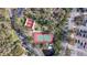 Aerial view of tennis and pickleball courts at 9100 Dr Martin Luther King Jr N St # 516, St Petersburg, FL 33702