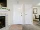 Bright entryway with a coat closet and fireplace at 9100 Dr Martin Luther King Jr N St # 516, St Petersburg, FL 33702