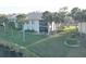 Aerial view of condo and surrounding area at 4452 Weybridge St # 74, Sarasota, FL 34235