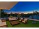 Rooftop patio with string lights and comfortable seating at 1308 W Plymouth St, Tampa, FL 33603