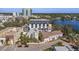 Aerial perspective showcasing the property's location and surroundings at 132 Mirror Lake N Dr # 404, St Petersburg, FL 33701