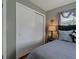 Bedroom with a double bed and large closet at 1957 Temple Ter, Clearwater, FL 33764