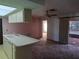 Kitchen open to living room with island at 2095 59Th N St, Clearwater, FL 33760