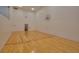 Indoor racquetball court with painted lines at 1600 Gulf Blvd # 1112, Clearwater, FL 33767