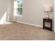 Spacious bedroom with plush carpeting and ample natural light at 4284 Expedition Way, Osprey, FL 34229