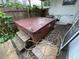 Hot tub on wooden deck in backyard at 432 2Nd Ne Ave, Largo, FL 33770