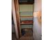 Small pantry with wooden shelves at 432 2Nd Ne Ave, Largo, FL 33770