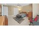 Neutral Primary bedroom featuring a ceiling fan, stylish decor, and ample natural light at 11213 Warm Wind Way, Weeki Wachee, FL 34613