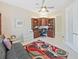 Home office features custom built-ins, stylish decor, and a comfortable layout, perfect for productivity at 11213 Warm Wind Way, Weeki Wachee, FL 34613